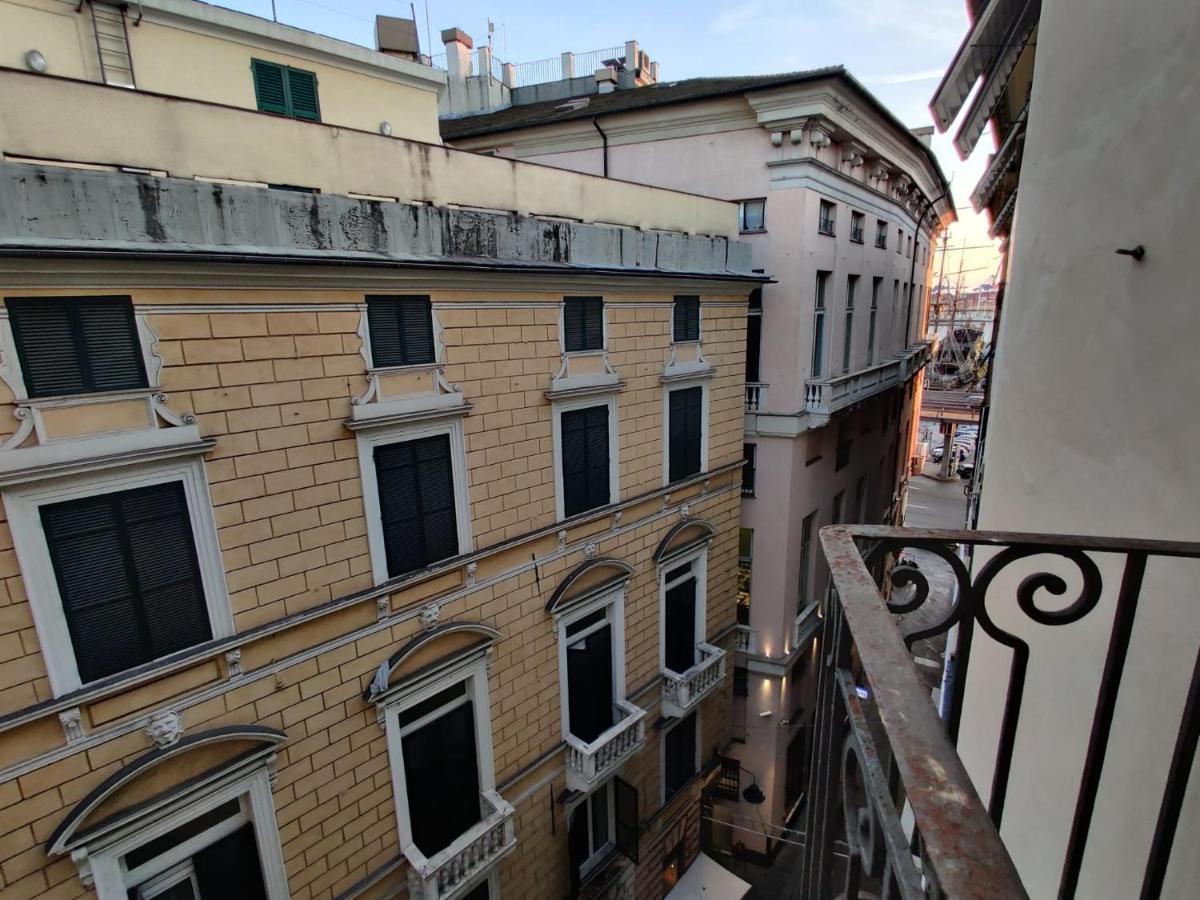 Doge Cambiaso- Davanti All'Acquario - Grande Terrazza Privata - Palazzo Nobiliare Storico Genoa Luaran gambar