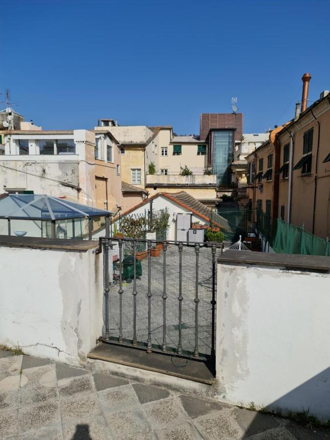 Doge Cambiaso- Davanti All'Acquario - Grande Terrazza Privata - Palazzo Nobiliare Storico Genoa Luaran gambar
