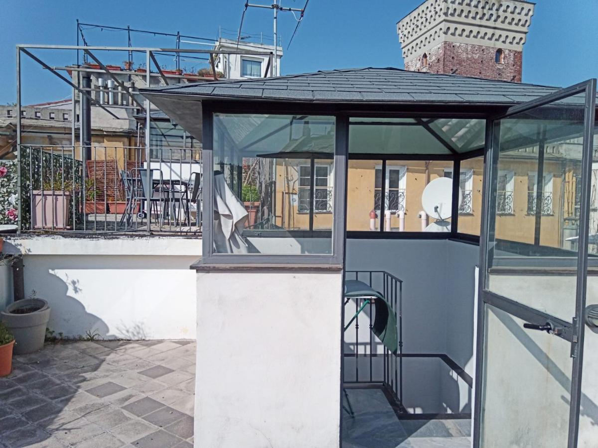 Doge Cambiaso- Davanti All'Acquario - Grande Terrazza Privata - Palazzo Nobiliare Storico Genoa Luaran gambar